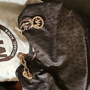 MICHAEL KORS brown shoulder bag